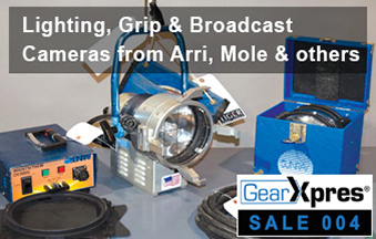 You are currently viewing Lightning, Grip & Broadcast Cameras from Arri, Mole & others