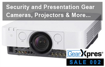 Read more about the article Security and Presentation Gear Cameras, Projecetors & More…